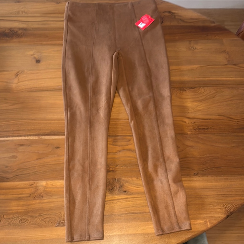 Brand New Faux Suede Spanx Leggings